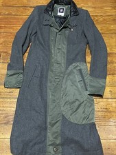 G-star Trench Coat Women Small Button Up Green @rack