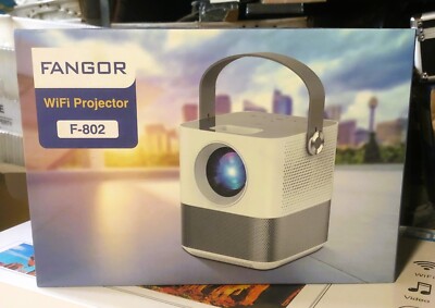 FANGOR F-802 1080p Wireless WiFi Bluetooth Portable Mini Projector 