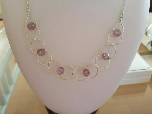 Pink Sterling Silver Fine Necklaces & Pendants