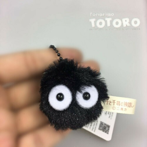 Hot Spirited Away My Neighbor Totoro Briquettes Elf Doll Plush Keychain - Bild 6 von 9