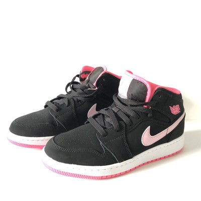 air jordan 1 mid black digital pink