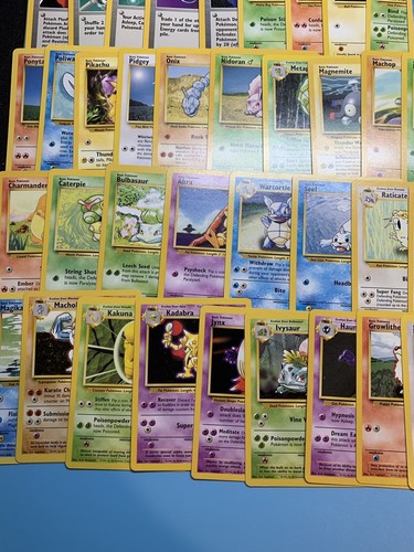 Juego de 70 cartas de Pokémon 1999 base completa ilimitada comunes y poco comunes LP-NM - Imagen 8 de 17