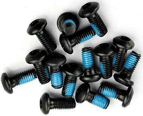 12 piezas pernos de rotor de freno de disco para bicicleta Sunlite Torx T25 acero M5x10 mm MTB/carretera Foto 2 de 2