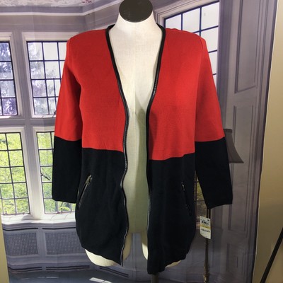 charter club color block cardigan