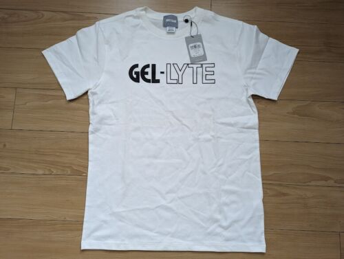 ASICS White Gel-Lyte Short Sleeve Premium White T-Shirt Size S SMALL - Picture 1 of 6
