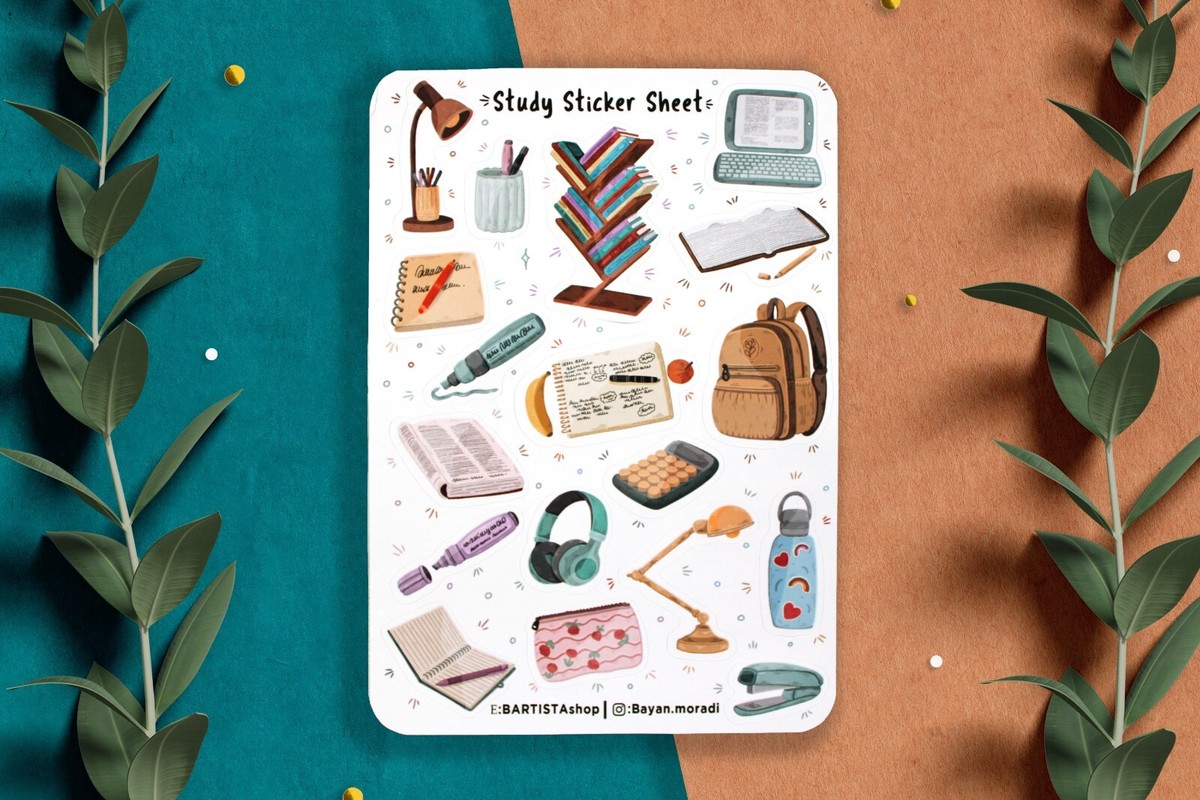 Bite Lips Love 2 Planner Stickers - 18 Pack Of Colorful Crafting Stickers For Journals & Scrapbooks