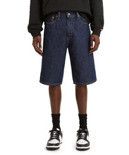 NWT Men s Blue Lazy Dark Wash Levi's 469 Loose Fit Denim Shorts - U Pick Size