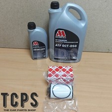 FOR VW CADDY 1.9 TDI 02-10 MK3 DSG SERVICE KIT 6L MILLERS DCT FLUID FEBI FILTER