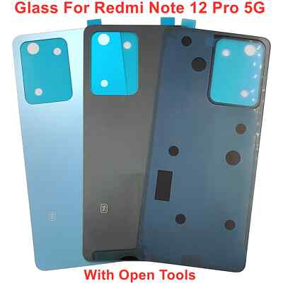 Für Xiaomi Redmi Note 12 Pro 5G Hard Back Lid Door Rear Housing Panel Case Shell
