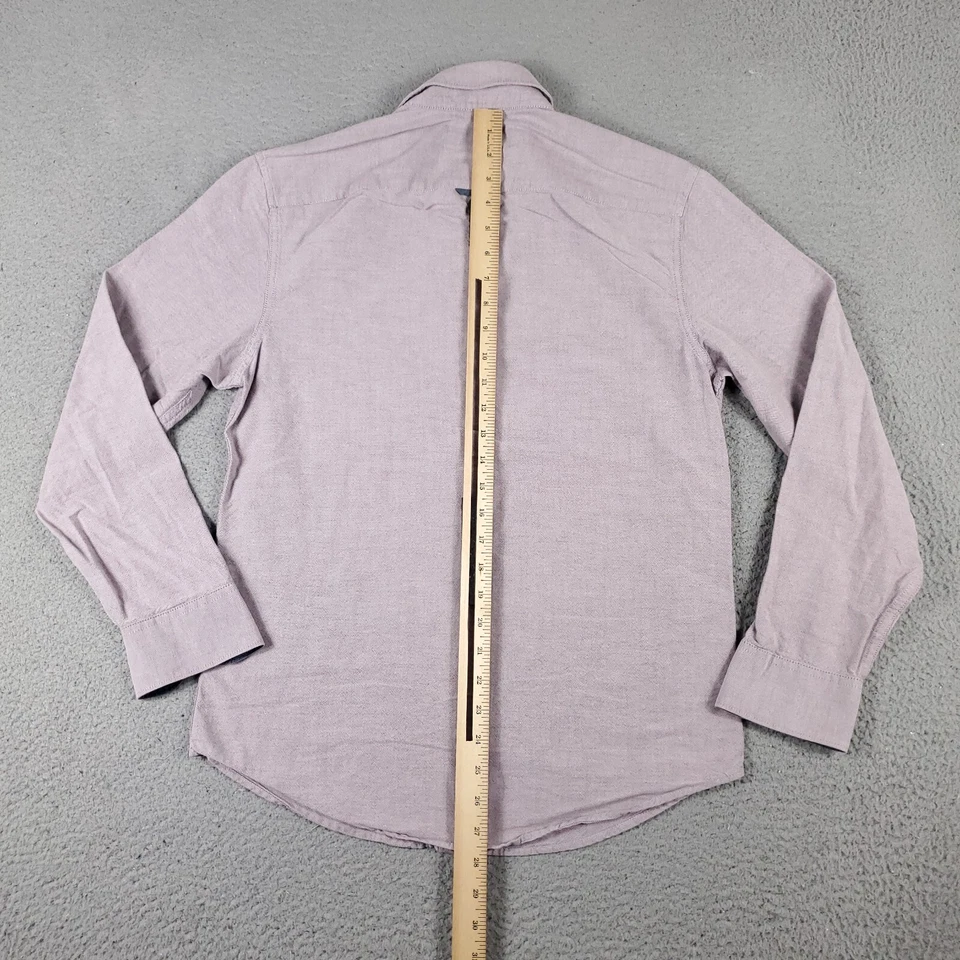 Penguin Shirt Mens Small Red Casual Button Up Long Sleeve - Image 4 of 4