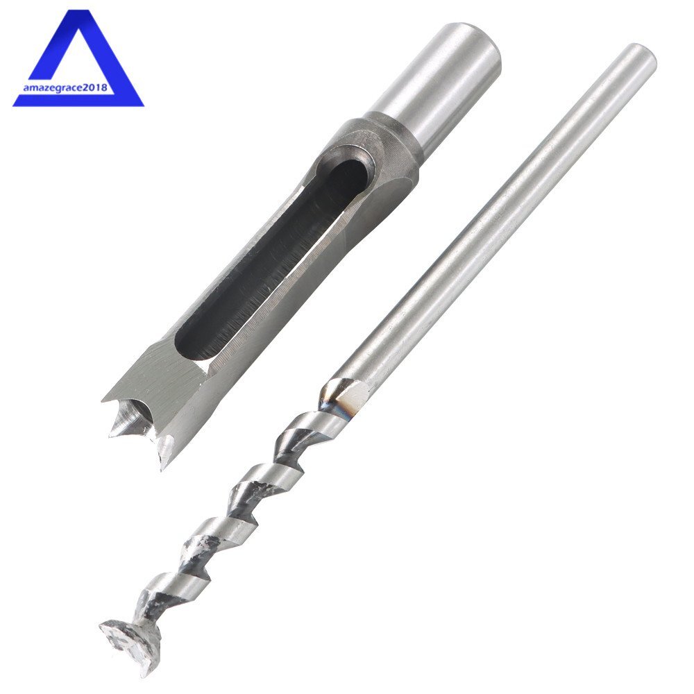 Square Hole Saw Drill Bit Woodworking Tools 6pcs6.4mm 8mm 9.5mm 12.7mm 14mm 16mm