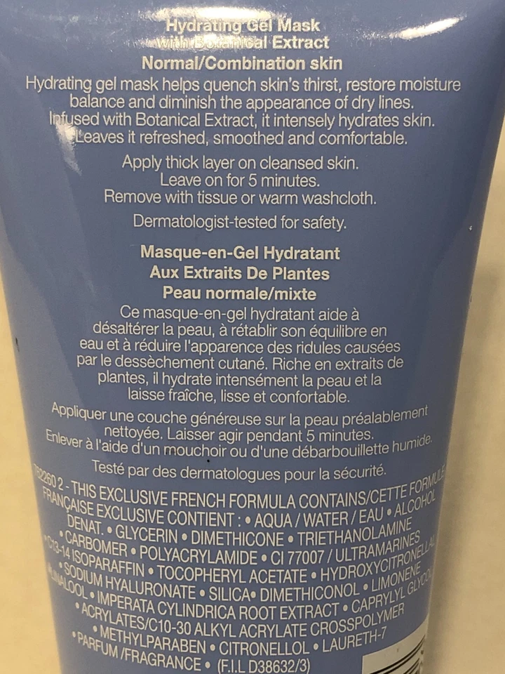 Lancome Hydra Mascarilla Intensa Gel Hidratante Mascarilla Unisex 100 ml 3,38 oz Foto 4 de 4