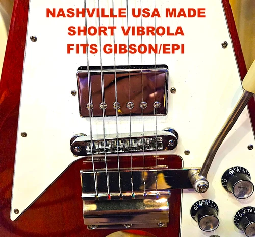 Gibson's USA Made OEM, AP Short Maestro VIBROLA Nickel 4 SG, V, Firebird Guitars