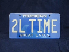 Home Improvement TV Show Tim Allen 2L Time Movie Prop License Plate