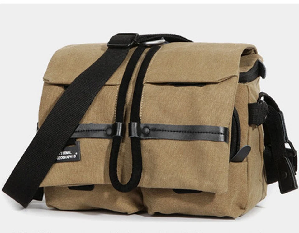 Canvas Camera case bag for Nikon D7100 D7000 D5200 D5100 D3200 D90 D610 D3S D2X - Image 2 of 4