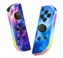 Wireless Gamepad Left & Right For Nintendo Switch - RGB lighting - Starry