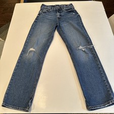 GAP Girls Jeans Size 16 Slim High Rise 90 s Loose 99 Cotton Preowned Very Good