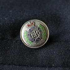 London Badge & Button Co Blazer Cuff 15mm Antique Silver Royal Engineers England