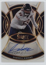 2025 Panini Select Signatures White Prizm 25/35 Darnell Wright #SP-DWT Auto