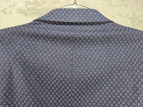 J. Ferrar Slim Fit Mens XL 46/48 R Sport Coat Jacket Blazer Stretch Blue Diamond - Picture 15 of 20
