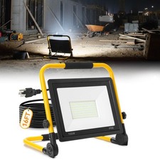 12000LM LED Work Light 128LEDs Portable Flood Light with 16.4FT Cord&Individu...