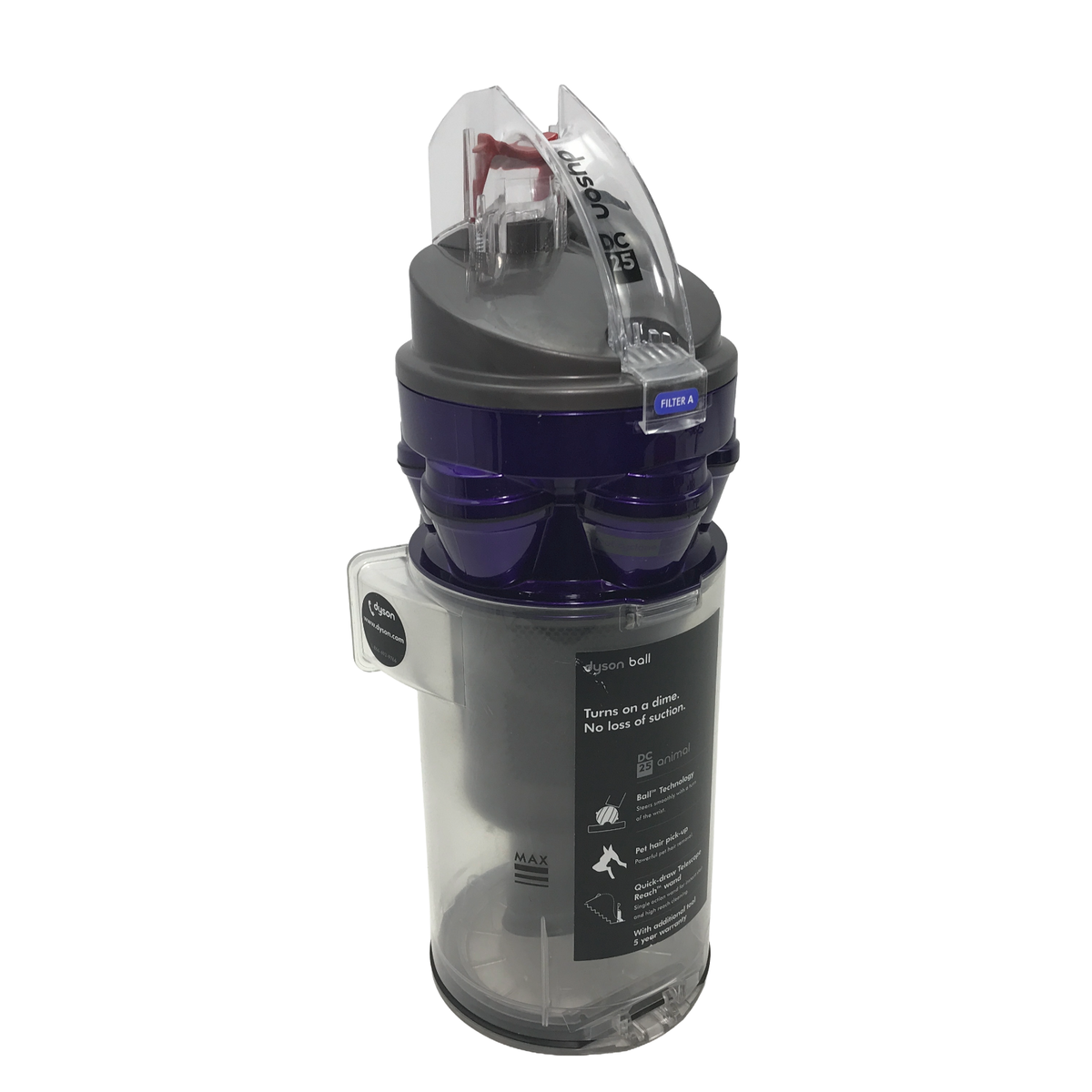 Dyson DC25 CANISTER CYCLONE & BIN Genuine OEM Parts # 915530-01