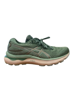 Size 6.5 ASICS GEL NIMBUS 24 Running Shoes Teal/Blue/Green~FF Blast~Athlete