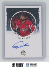 2024-25 SP Authentic UD Authentics Auto Tom Wilson #UDA-TW Washington Capitals