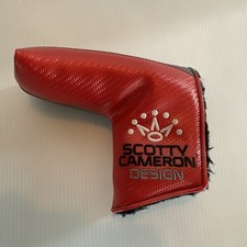Titleist Scotty Cameron Design Blade Milled Putters Golf Head Cover Grey/Red Fur