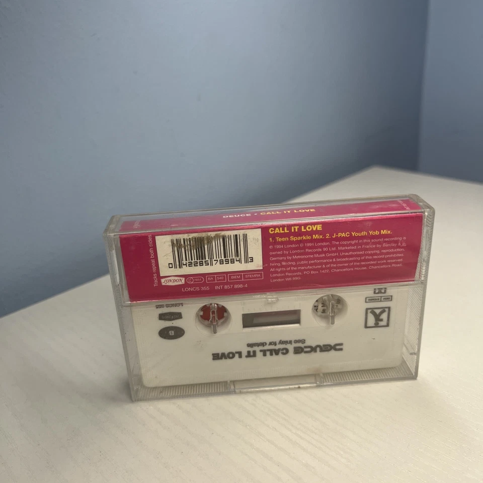 Deuce, Call It Love - Euro House Cassette Tape single (London Records, 1994) - Image 3 of 3
