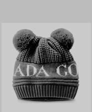 Canada Goose Baby Double Pom Hat ages 0-24M