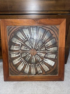 TOFTEN MOBELFABRIKKEN MCM DANISH MODERN TEAK WOOD TILE TOP 20" x 20.5"