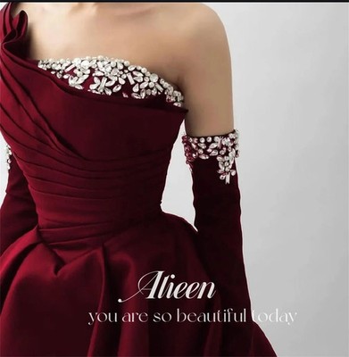 Aileen Claret Customized Stone Gala Dress Women Elegant Party Dresses Ball  Gowns | eBay