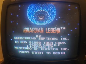 The Guardian Legend (Nintendo NES, 1989) Cartridge & Manual Only