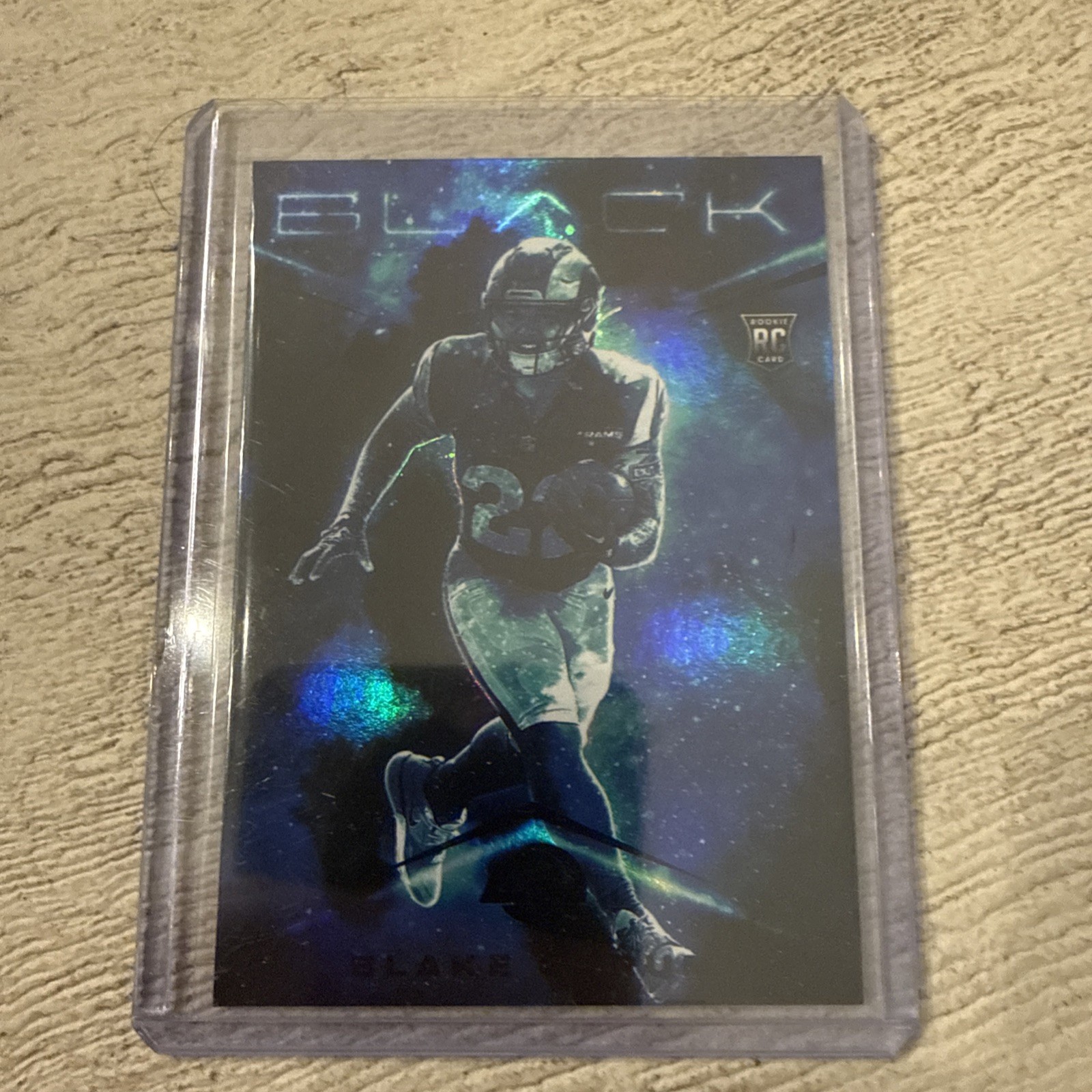 2024 Panini Black Blake Corum Los Angeles Rams Smoke Screen Case Hit RC SSP