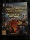 Minecraft Story Mode The Complete Adventure PlayStation 4 Game Episodes 1-8 VGC