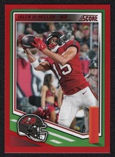 2025 NFL PANINI SCORE RED PARALLEL CARD [TAMPA BAY BUCCANEERS] 94 Jalen McMILLAN