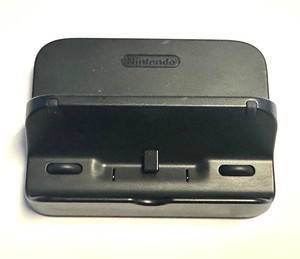 Genuine OEM Nintendo Wii U Gamepad Black Charge Dock Cradle WUP-014 Tested