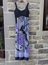 *£1 clearance sale 👀 Carol Little striking maxi dress design quality size 8