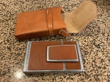 Nice Vintage 1970s Polaroid SX-70 Land Camera w/ Original Polaroid Leather Case