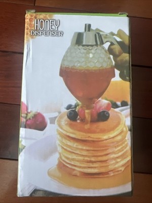 1pc Honey Dispenser with Stand Suitable for Syrups Sauces Multifunctional - NEW