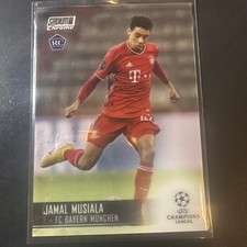 2021 Stadium Club Chrome UEFA Base #41 Jamal Musiala - Bayern Munchen - RC