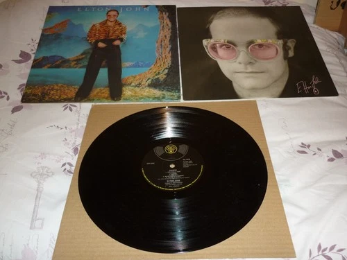 ELTON JOHN CARIBOU RARE TRANSLUSCENT VINYL LP UK 1ST PRESS 1974 DJM DJLPH 439 EX