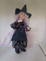 Dolls House Miniature Polymer Clay, Detta's Darling Dolls Witch   1-12TH