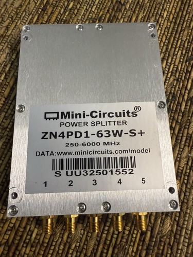 Mini-Circuits ZN4PD1-63W-S+ 250-6000 MHz POWER SPLITTER 