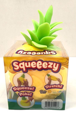 Squeeezy Sunny Days Pineapple Squishy Giggle Zone - Authentic Brand New