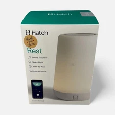 Hatch Rest Sound Machine Baby Night Light -Time to Rise - New Open Box