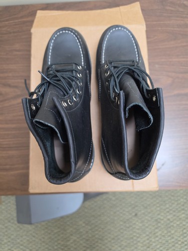 red wing moc toe boots 10
