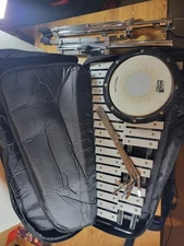  CB700 Bell And Percussion Kit. With Mallets , Sticks Book Abd Carry Case VG