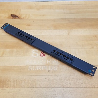 Ortronics OR-PSD5E6U12 Universal Mount Rack, 12 Port, Cat 5e - USED